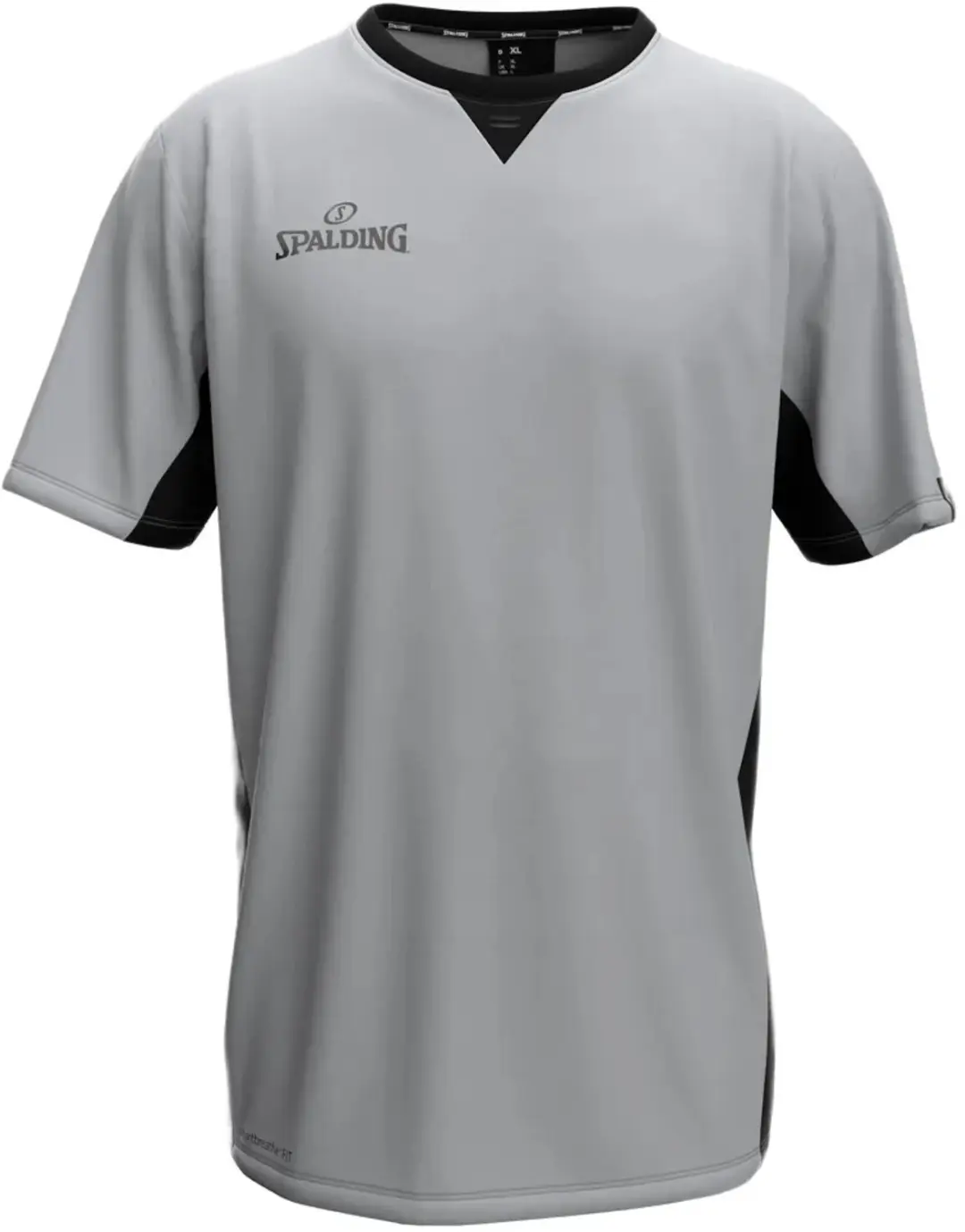 Spalding Referee T-shirt Met Korte Mouwen Grijs L Man