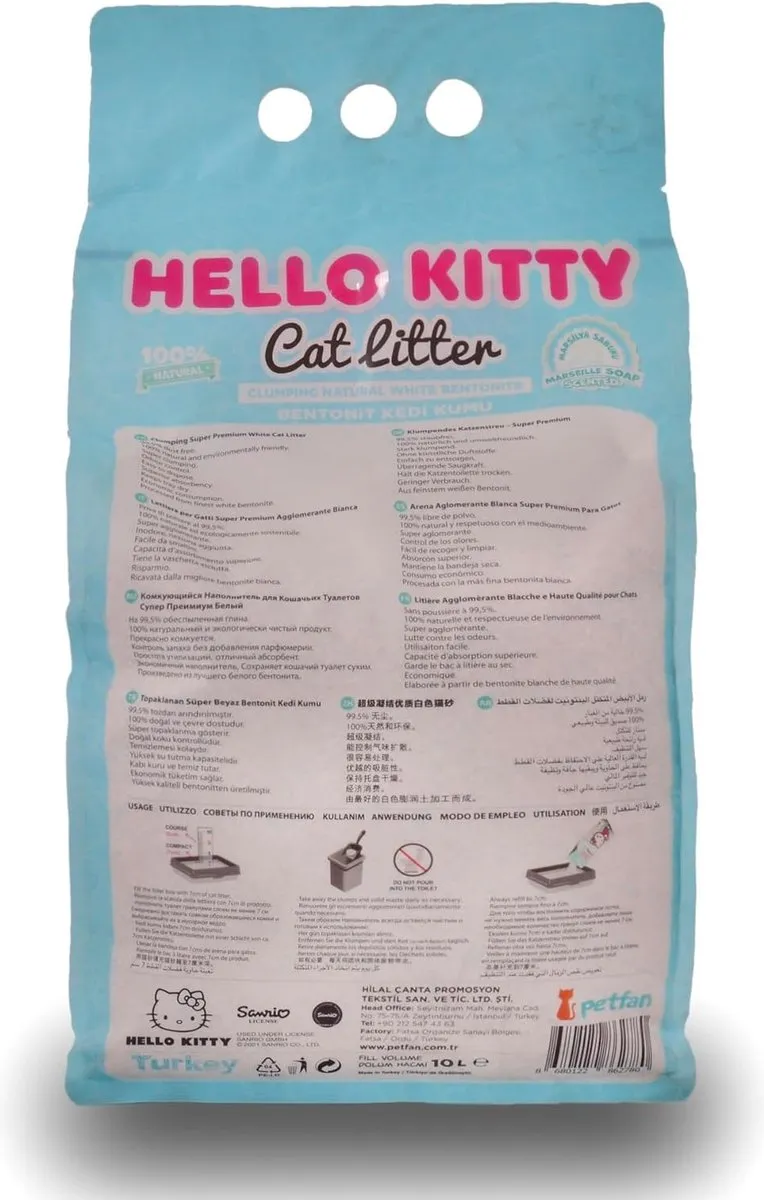 Hello Kitty Bentoniet Kattenbakvulling 20L