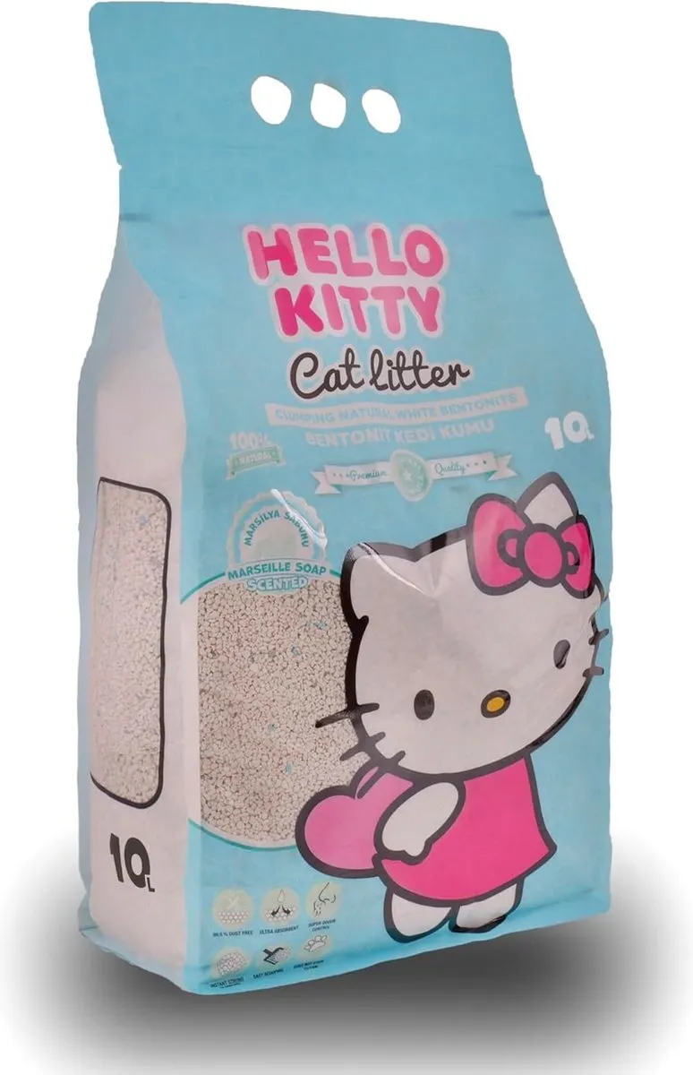 Hello Kitty Bentoniet Kattenbakvulling 20L