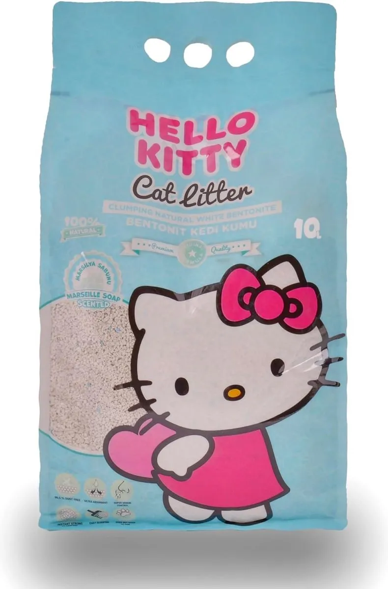 Hello Kitty Bentoniet Kattenbakvulling 20L