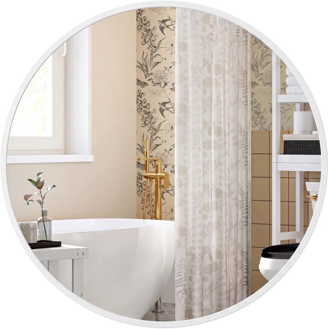 Songmics LWM104WC01 Ronde Wandspiegel 41cm
