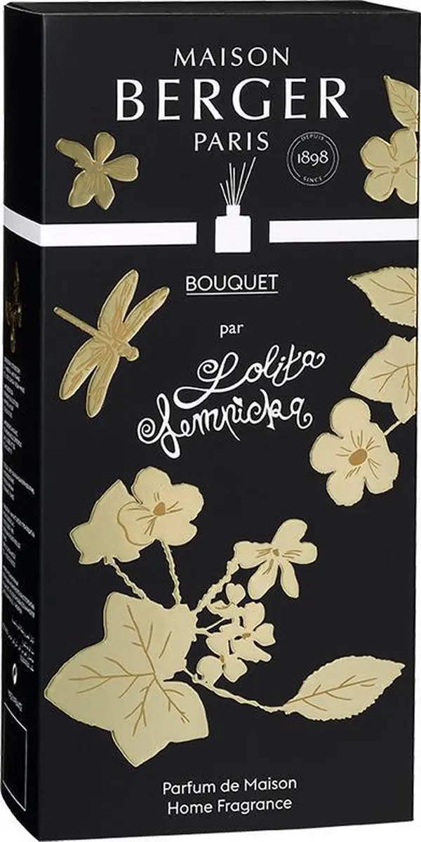 Lampe Berger Lolita Lempicka Bijou Black Edition Parfumverspreider 115ml - Zwart/Goud - afbeelding 4 van 4