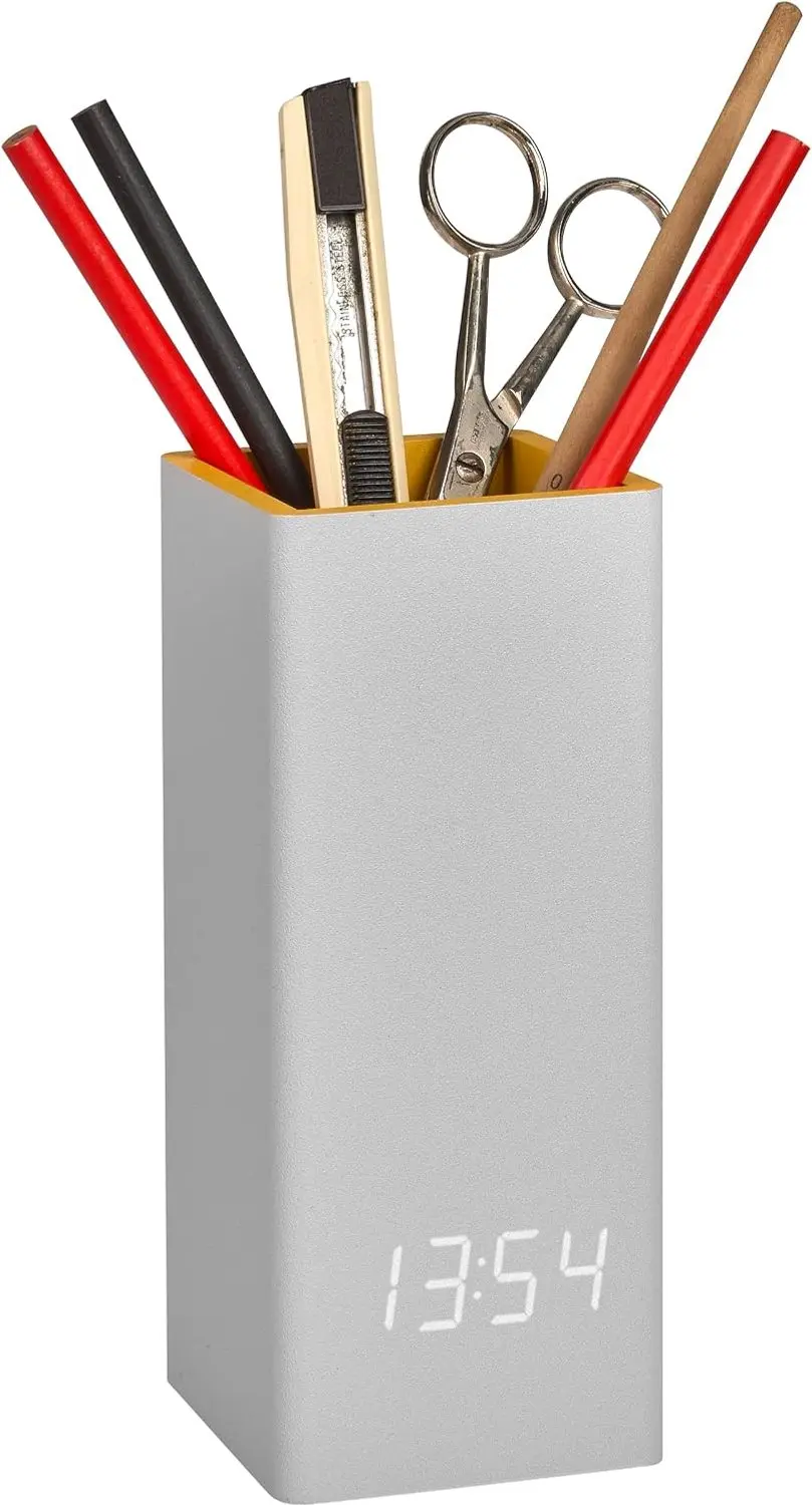 TFA Clocco Desk Digitale Wekker - Grijs - afbeelding 4 van 6