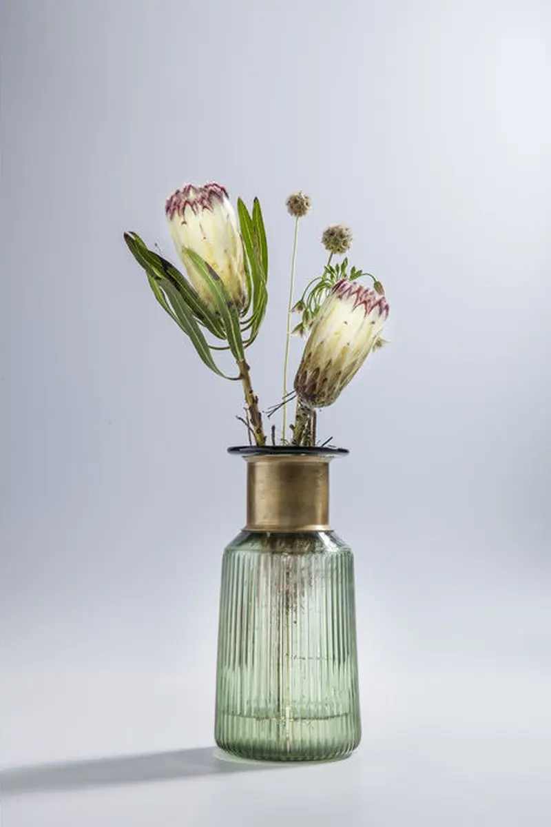 KARE Barfly Vaas - Groen - 30 cm - afbeelding 4 van 6