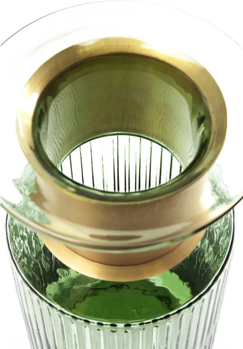 KARE Barfly Vaas - Groen - 30 cm - afbeelding 5 van 6
