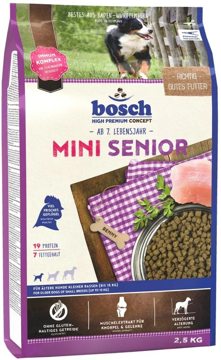 Bosch Mini Senior Hondenvoer 2,5kg