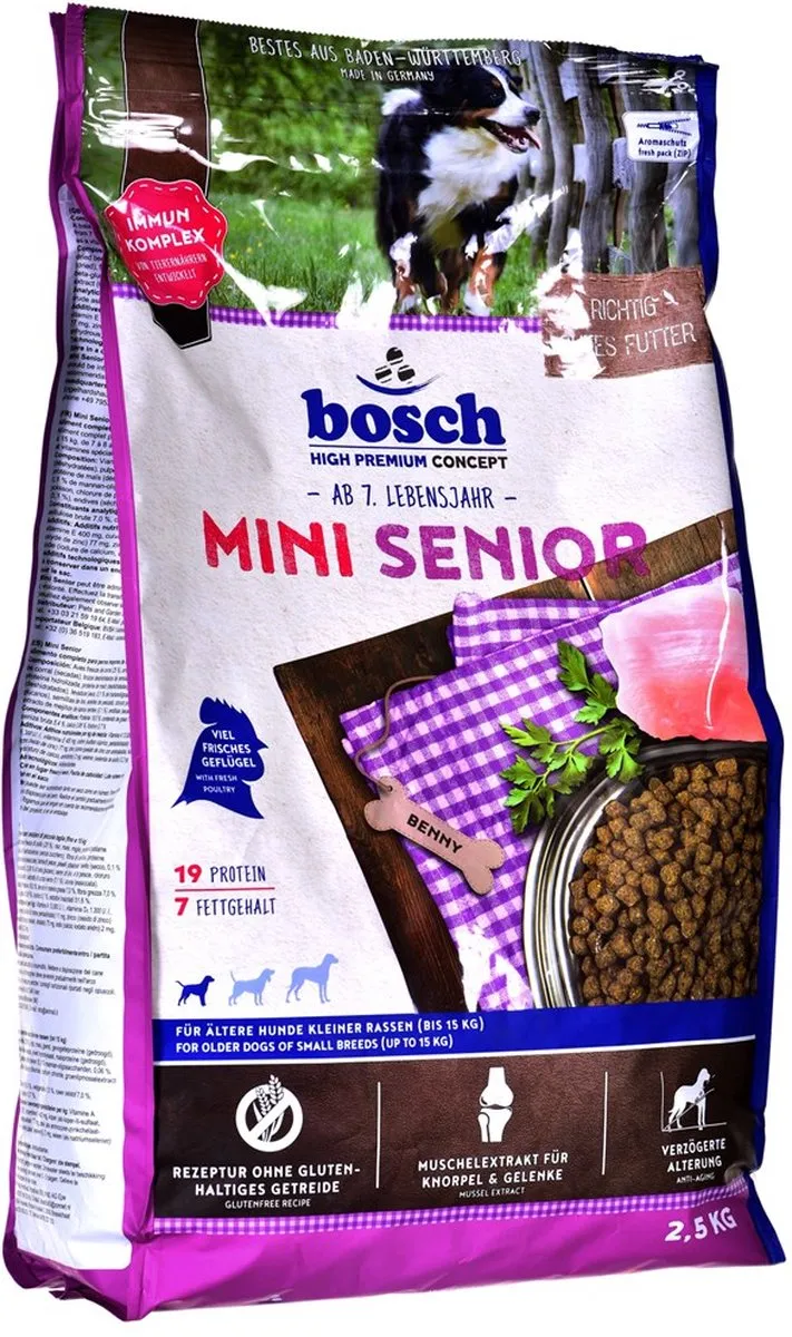 Bosch Mini Senior Hondenvoer 2,5kg