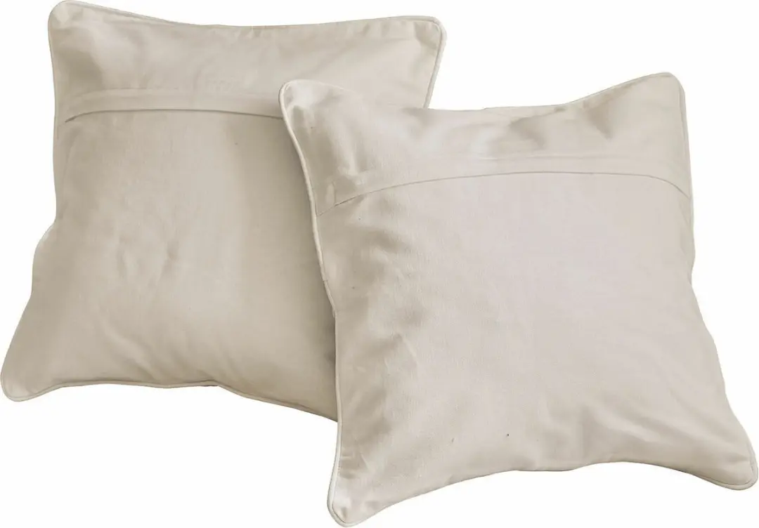 Loberon Towyn Kussenhoes set - 2 Stuks - Wit/Meerkleurig - afbeelding 6 van 6