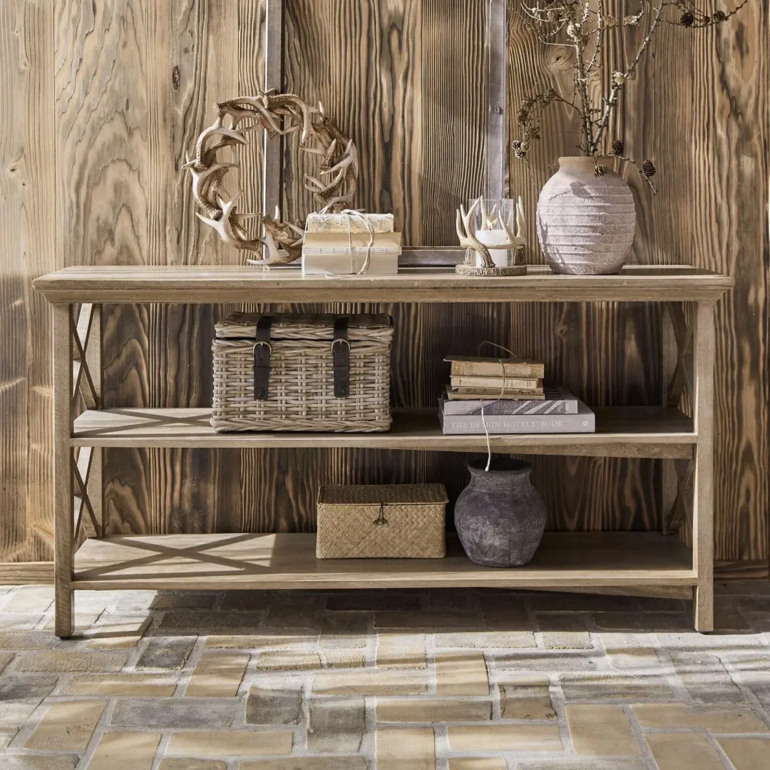 Loberon Sidetable Vélu - Antiekbruin - afbeelding 2 van 6