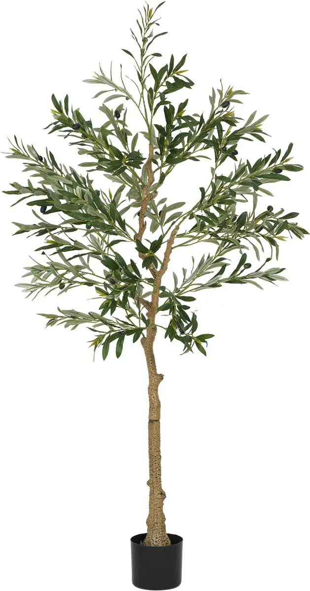 HOMCOM Kunstmatige olijfboom 150 cm in pot