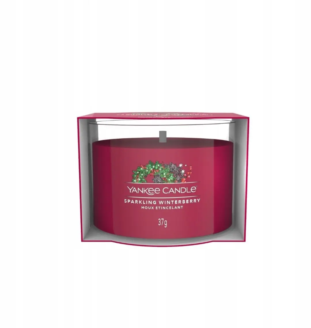 Yankee Candle Filled Votive Sparkling Winterberry