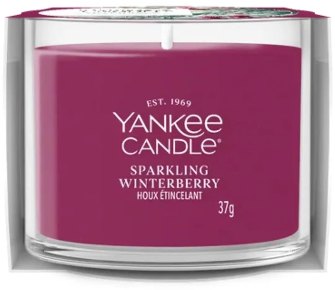 Yankee Candle Filled Votive Sparkling Winterberry - afbeelding 3 van 3