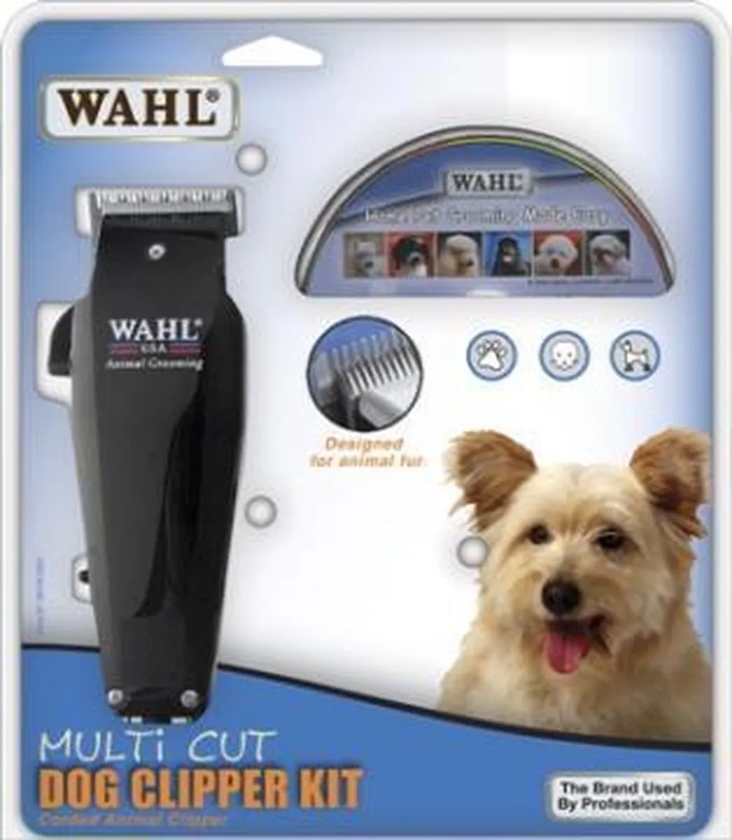 Wahl Multi Cut Animal Clipper - 4 Opzetstukken