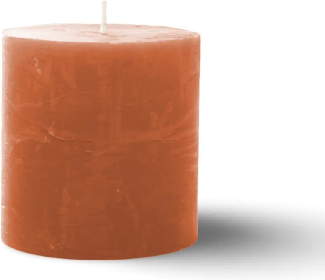 Spaas Rustieke Kaars 70mm - Oranje - afbeelding 2 van 2