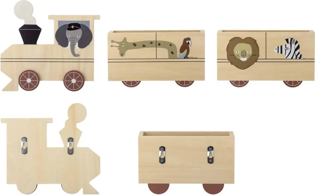 Bloomingville Wandplank Mallen Treintje - afbeelding 2 van 4