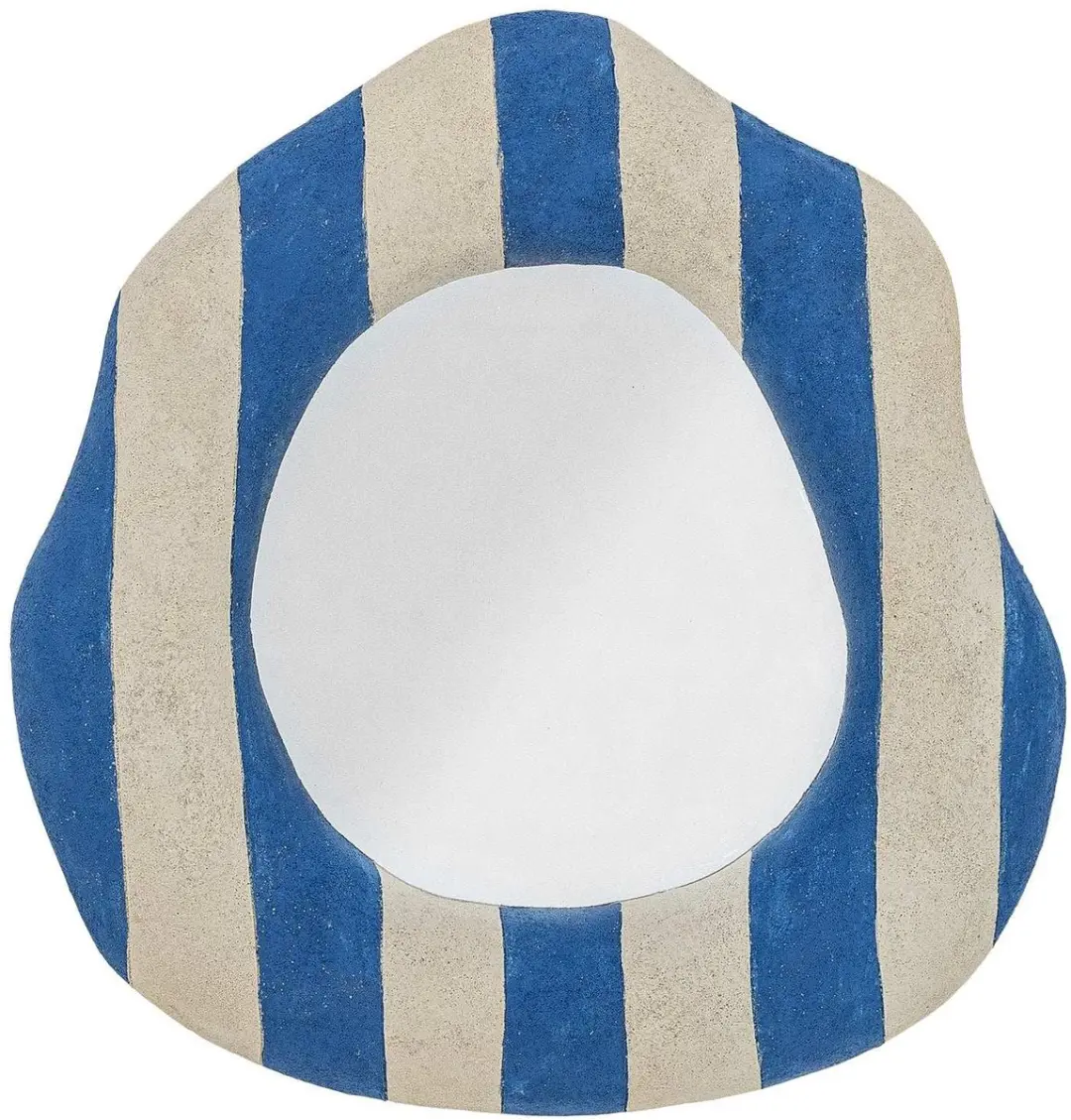 Bloomingville Travis Spiegel - Blauw 39x38cm - afbeelding 3 van 5
