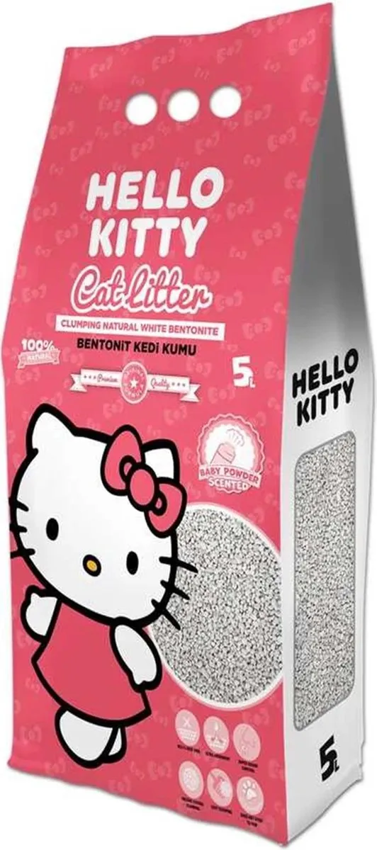 Hello Kitty Bentoniet Kattenbakvulling 30L (6x5L)