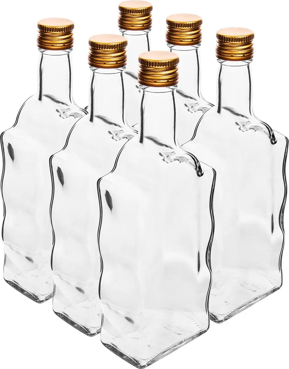 Browin glazen fles 500ml met schroefdop