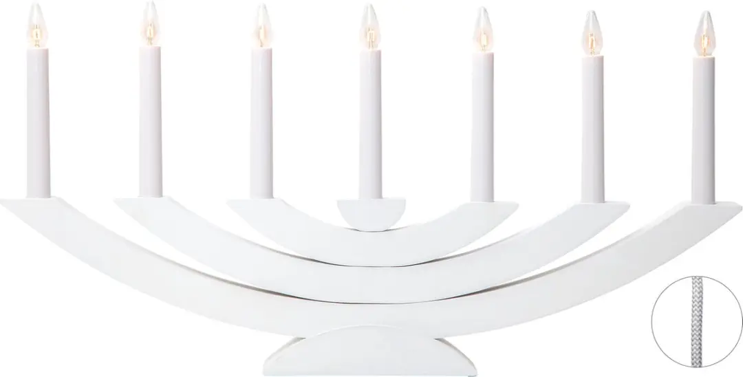 Star Trading raamkandelaar Nevida vanStar Trading, kandelaar met 7 lampen E10 wa