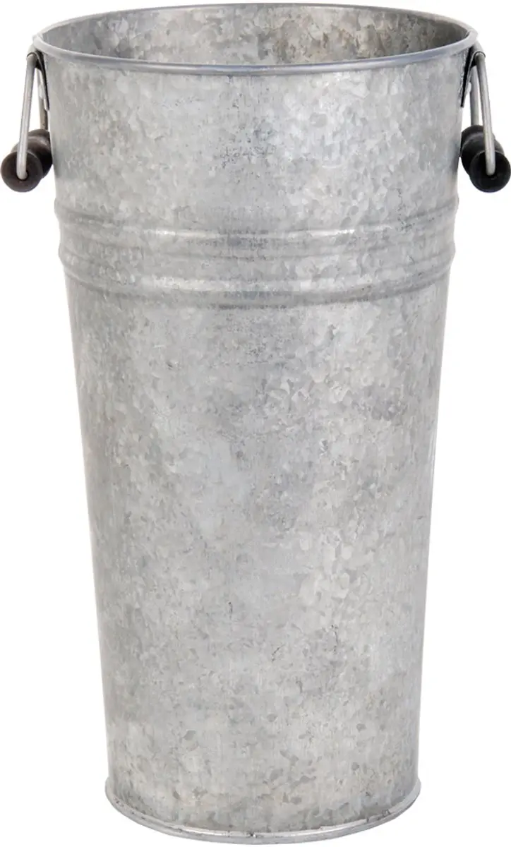 Esschert Design Oud zink vaas H30cm