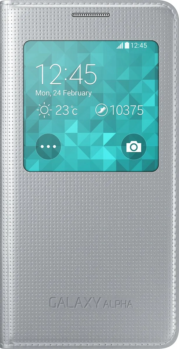 Samsung Alpha View Cover EF-CG850BSEG - Zilver