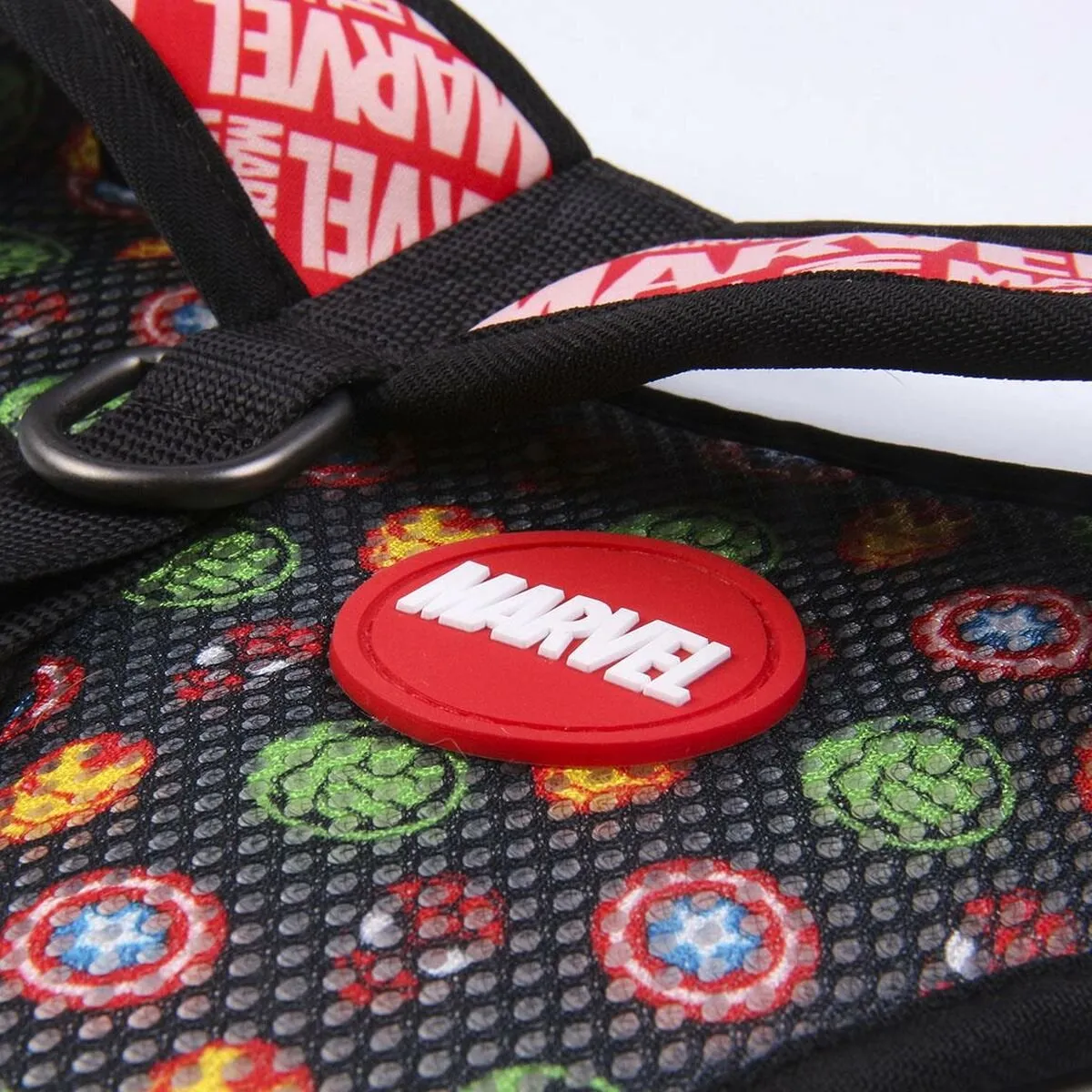 Marvel Omkeerbaar Hondenharnas S-M - 40cm Hals - Rood