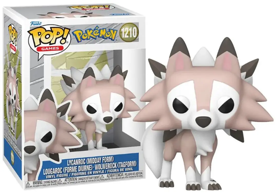 Funko Pop! Pokémon Lycanroc Midday Form FK92410 - afbeelding 3 van 3