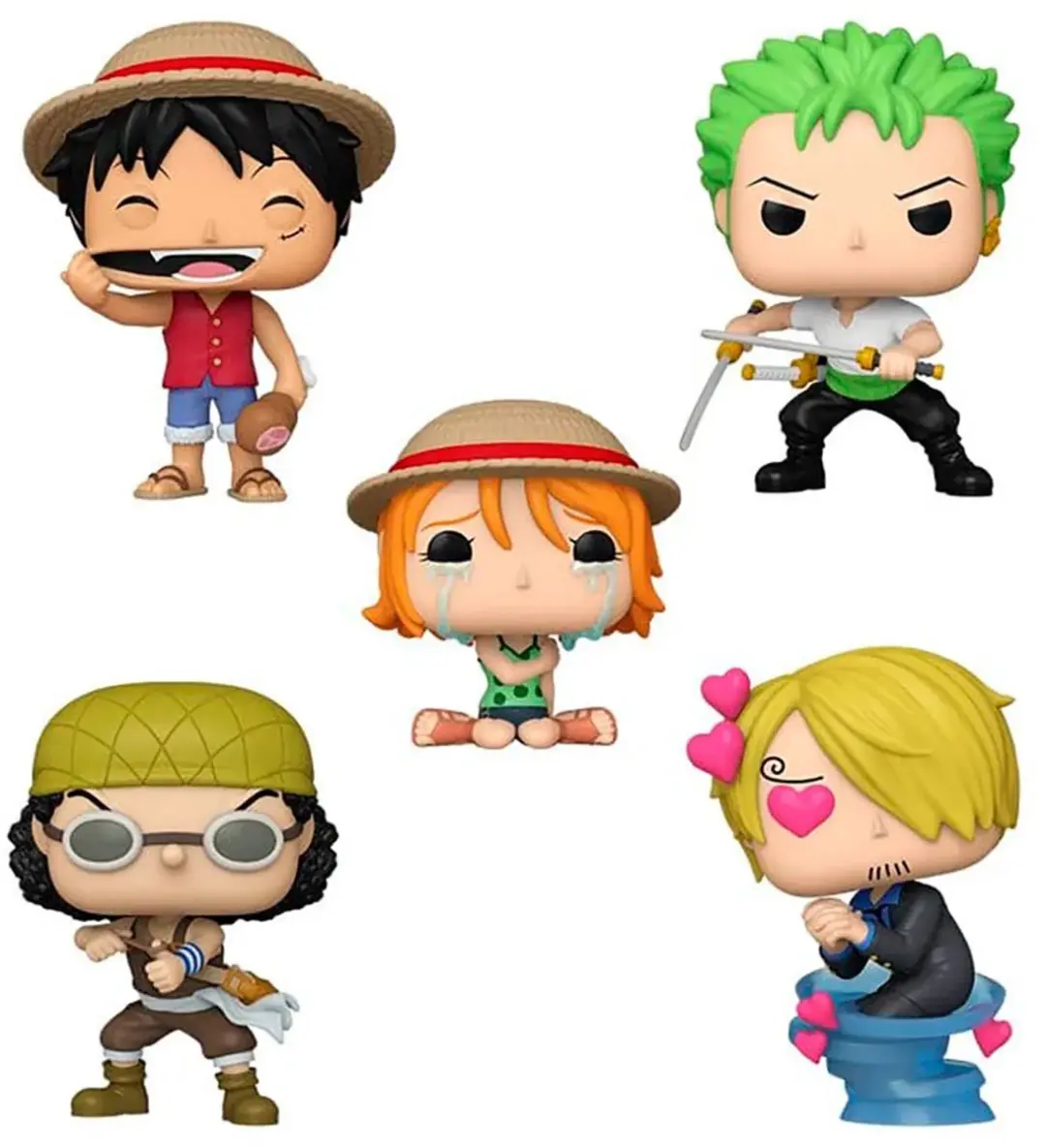 Funko One Piece POP! Vinyl Figuren 5-Pack FK94795 - afbeelding 4 van 4