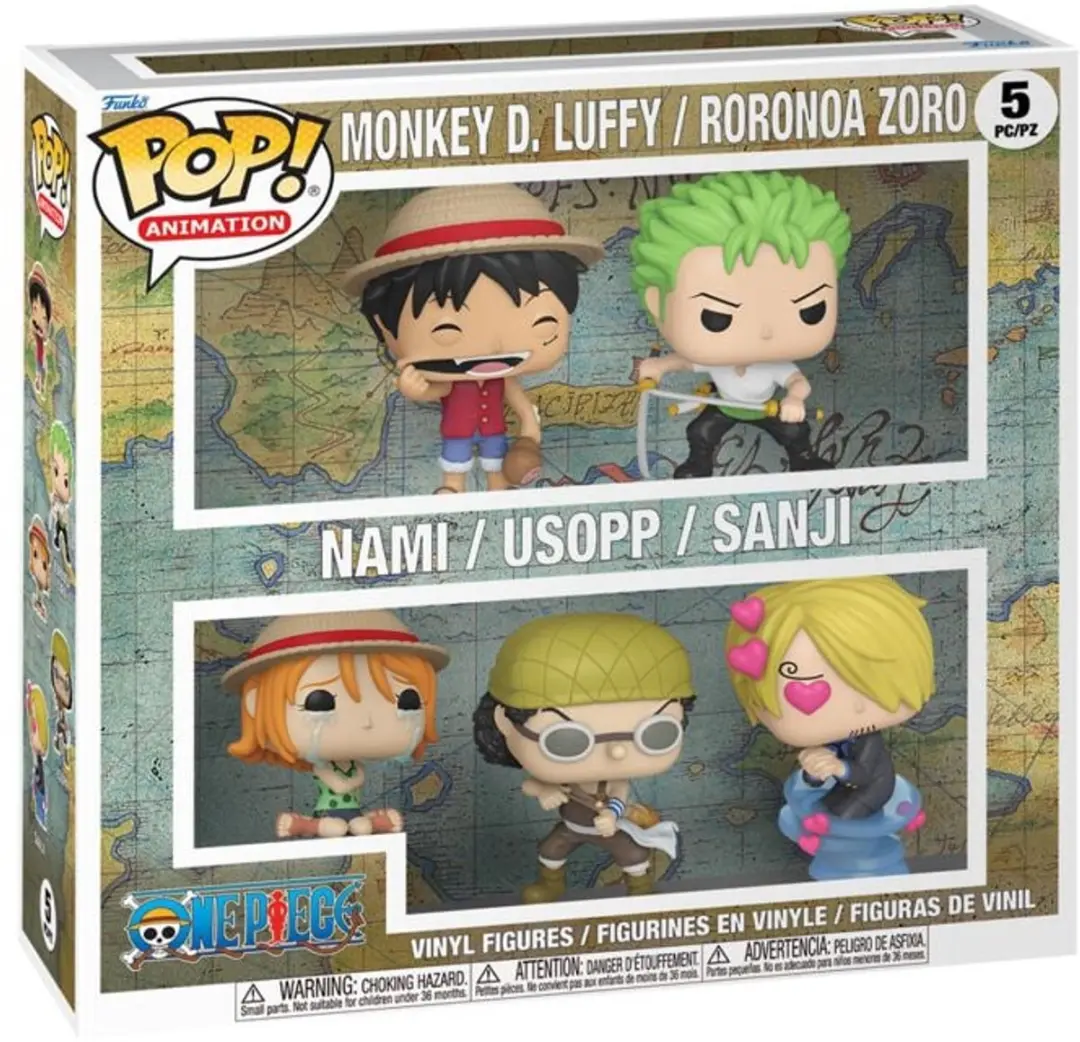 Funko One Piece POP! Vinyl Figuren 5-Pack FK94795 - afbeelding 2 van 4