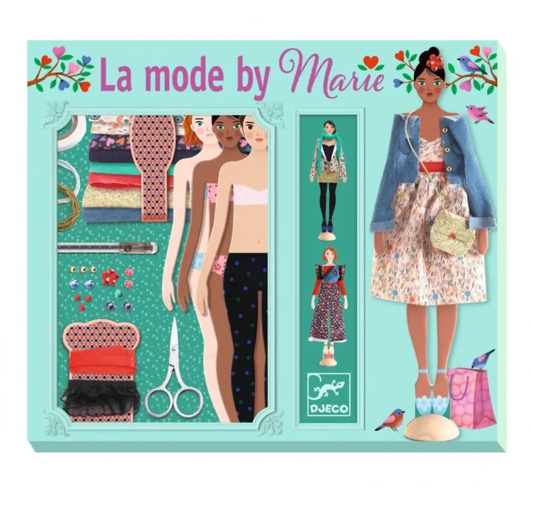 Djeco La Mode by Marie Knutselset - Multicolor - afbeelding 4 van 4