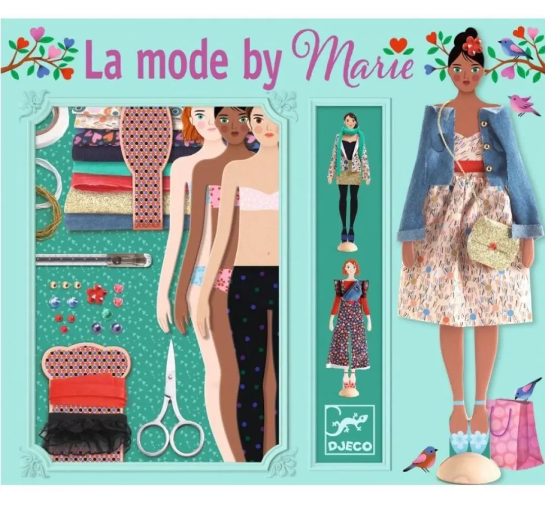 Djeco La Mode by Marie Knutselset - Multicolor - afbeelding 3 van 4