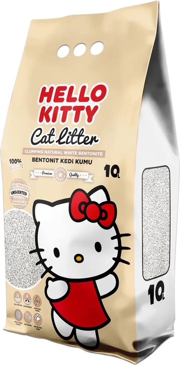 Hello Kitty Bentoniet Kattenbakvulling 20L