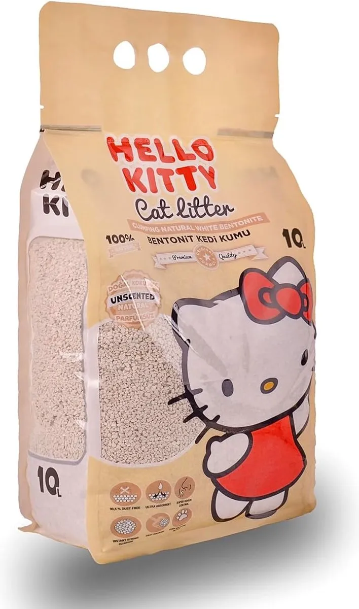 Hello Kitty Bentoniet Kattenbakvulling 20L