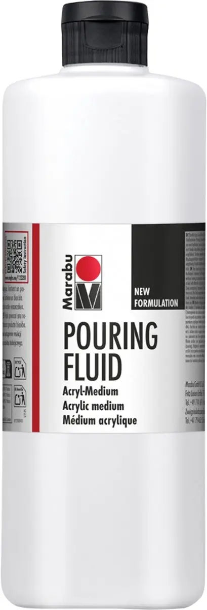 Marabu Pouring Fluid acrylmedium, waterbasis, 500 ml