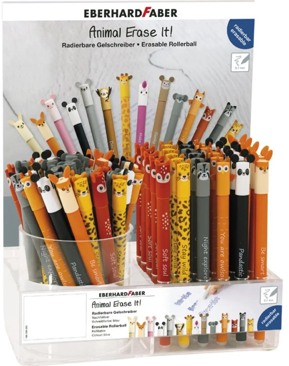 Eberhard Faber Animal Erase it! Gelpen