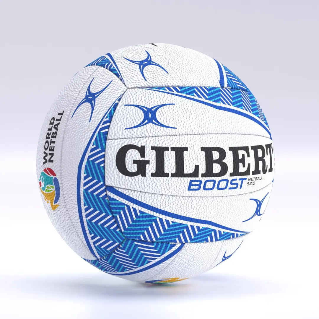Gilbert netbal Boost Match Ball maat 5 blauw