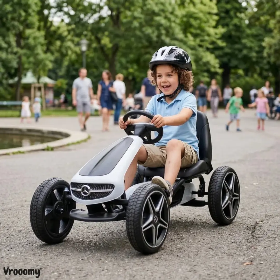 Vrooomy Mercedes Skelter 5100408 - Wit - afbeelding 4 van 6