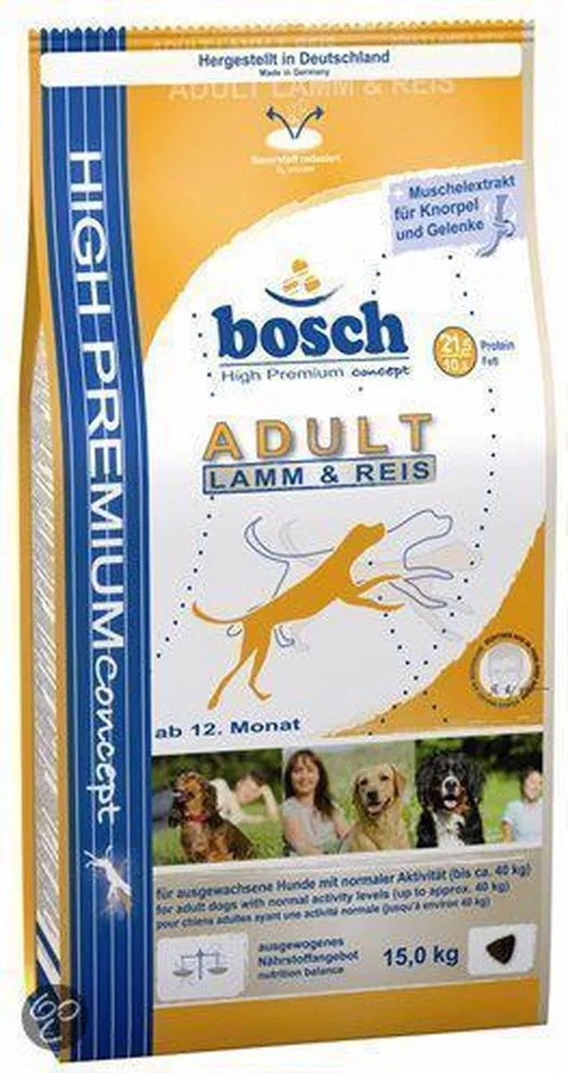 Bosch Adult Hondenvoer Lam/Rijst