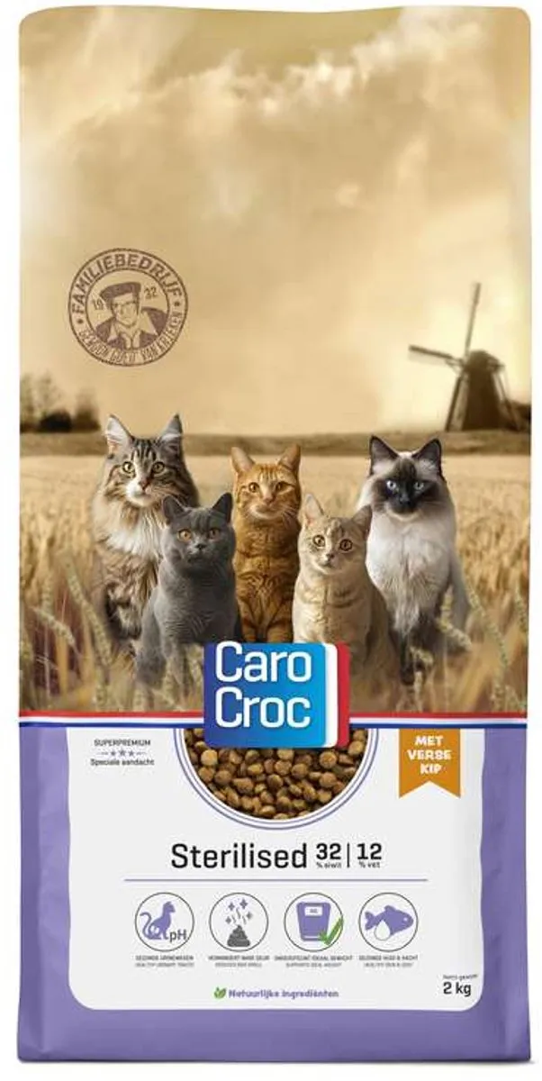 Carocroc Sterilised Kattenvoer 7kg