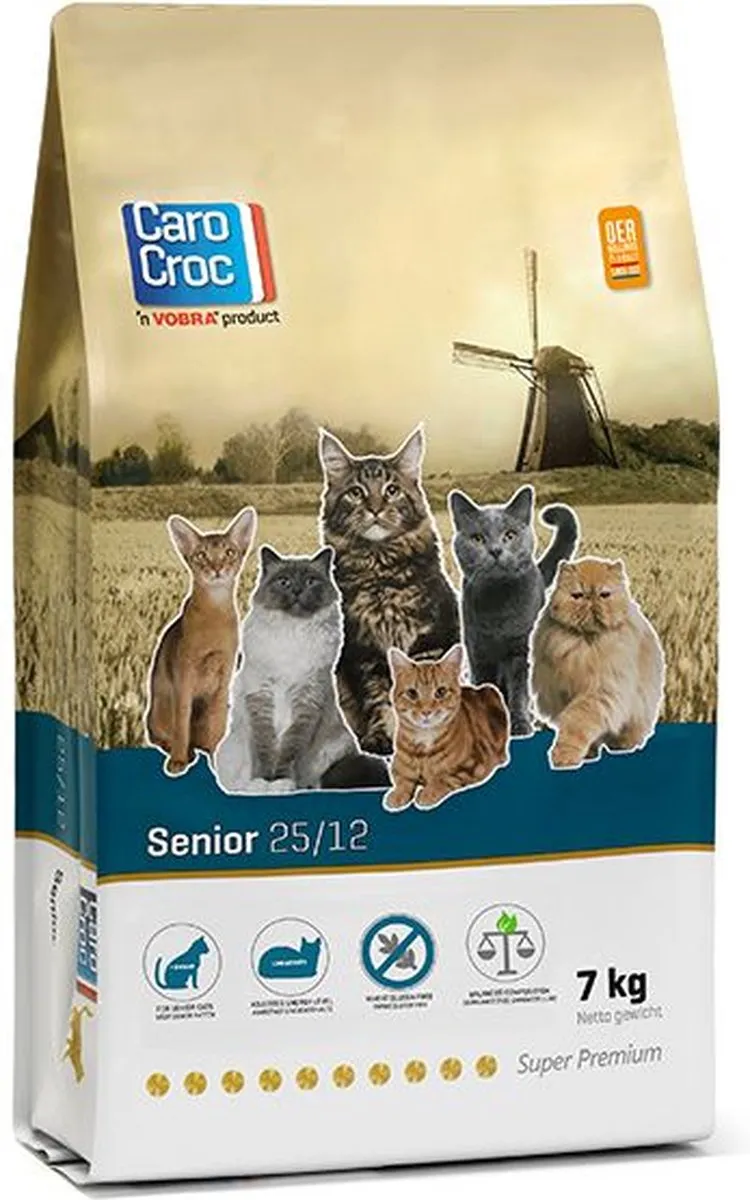 Carocroc Senior 7kg Kattenbrokjes
