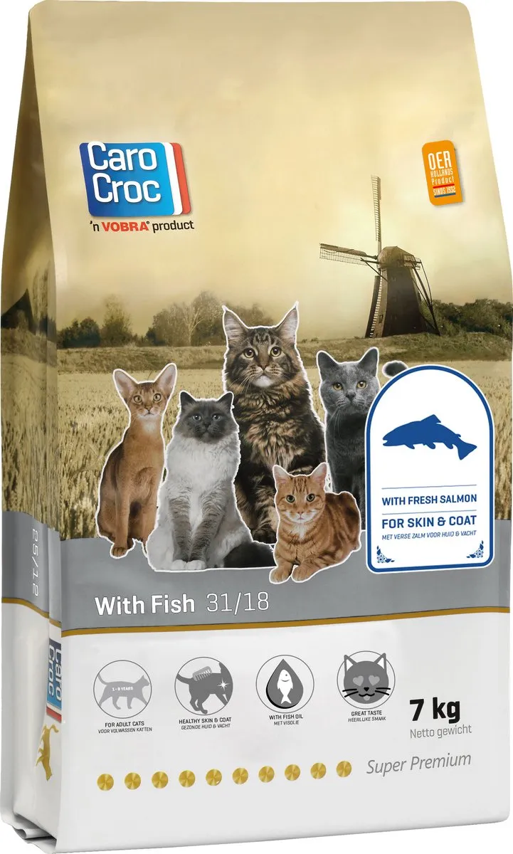 Carocroc Vis Kattenvoer 2 kg
