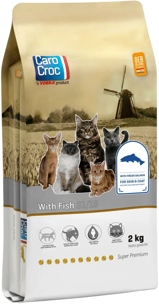 Carocroc Vis Kattenvoer 2 kg