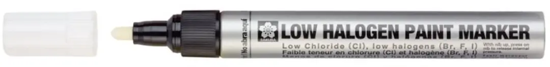 SAKURA permanente marker Paint Marker, vezelstift, rood, aluminium schacht