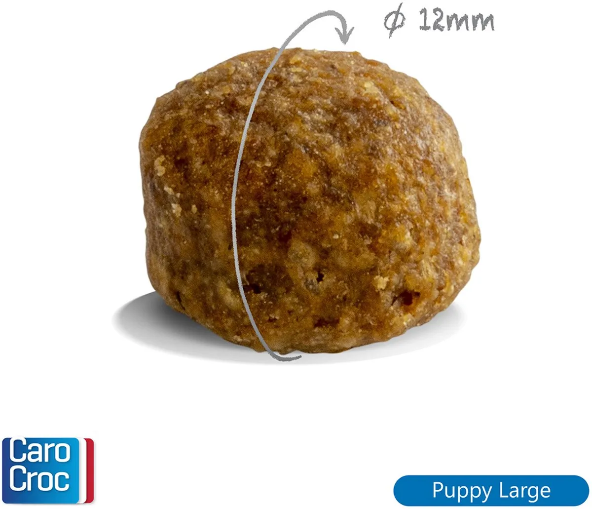 CaroCroc Puppy Large 12,5 kg [25/17] met extra Snacks