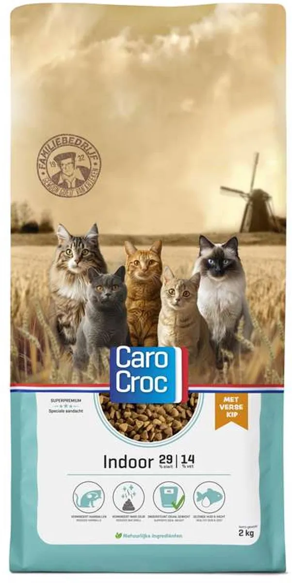 Carocroc Indoor Kattenbrokjes 7kg