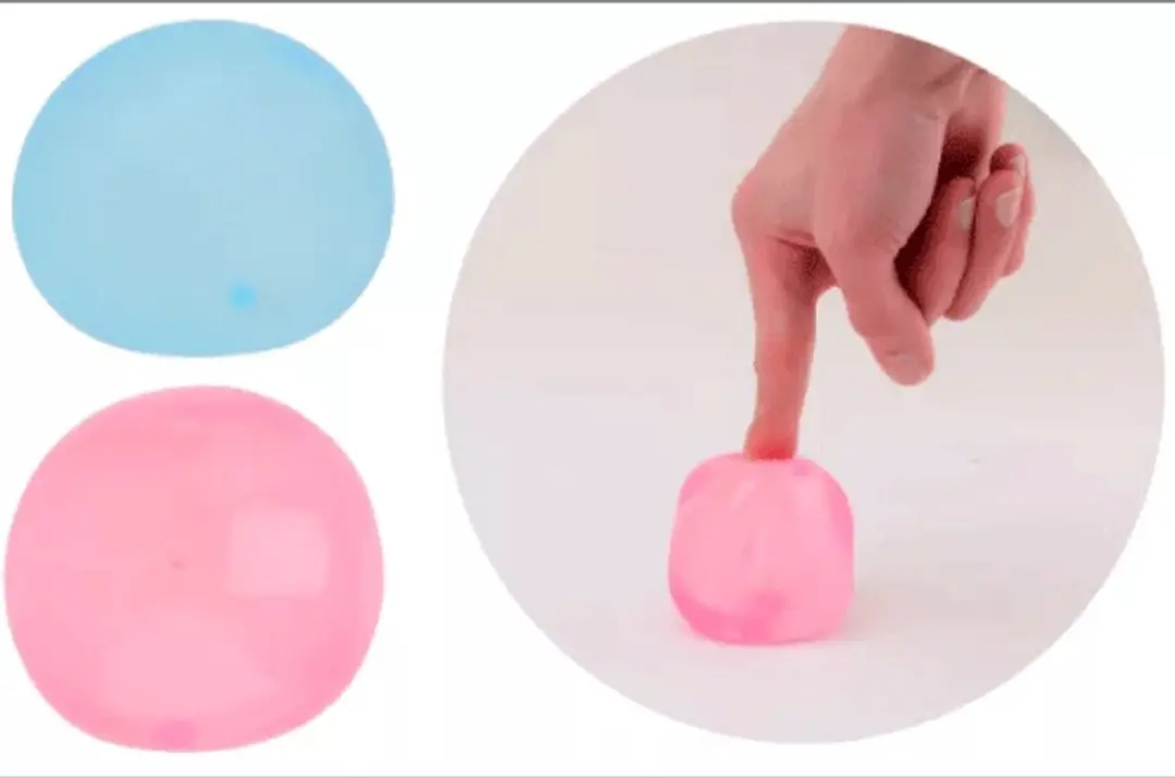Johntoy stressbal speelgoed maltose squeeze bal set 12 stuks multi kleur.