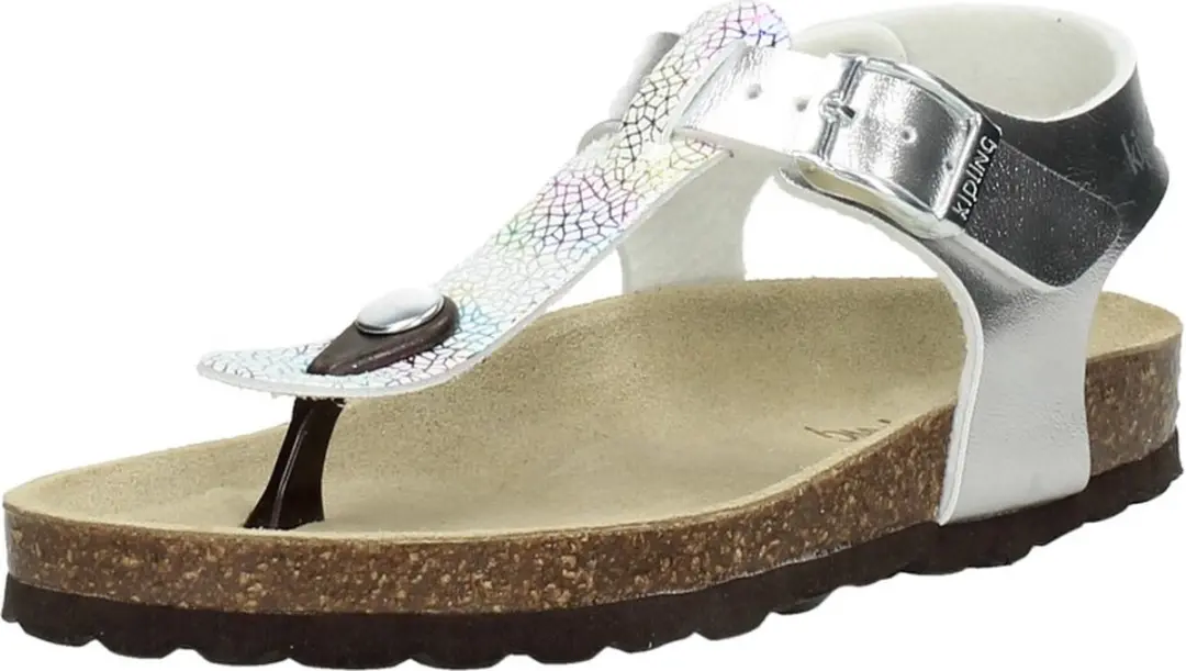 Kipling Paloma 1 Meiden Sandalen - Zilverkleur - Maat 26 - afbeelding 3 van 6