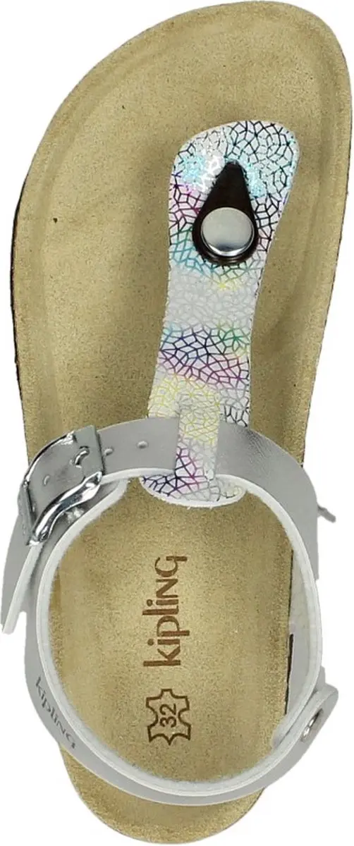 Kipling Paloma 1 Meiden Sandalen - Zilverkleur - Maat 26 - afbeelding 4 van 6