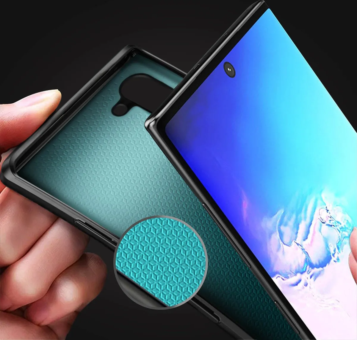 Samsung Galaxy Note 10 Silicone Hoesje - Zwart