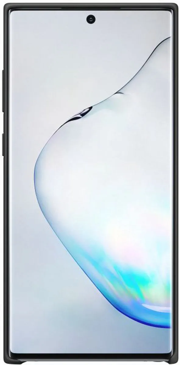 Samsung Galaxy Note 10 Silicone Hoesje - Zwart - afbeelding 6 van 6